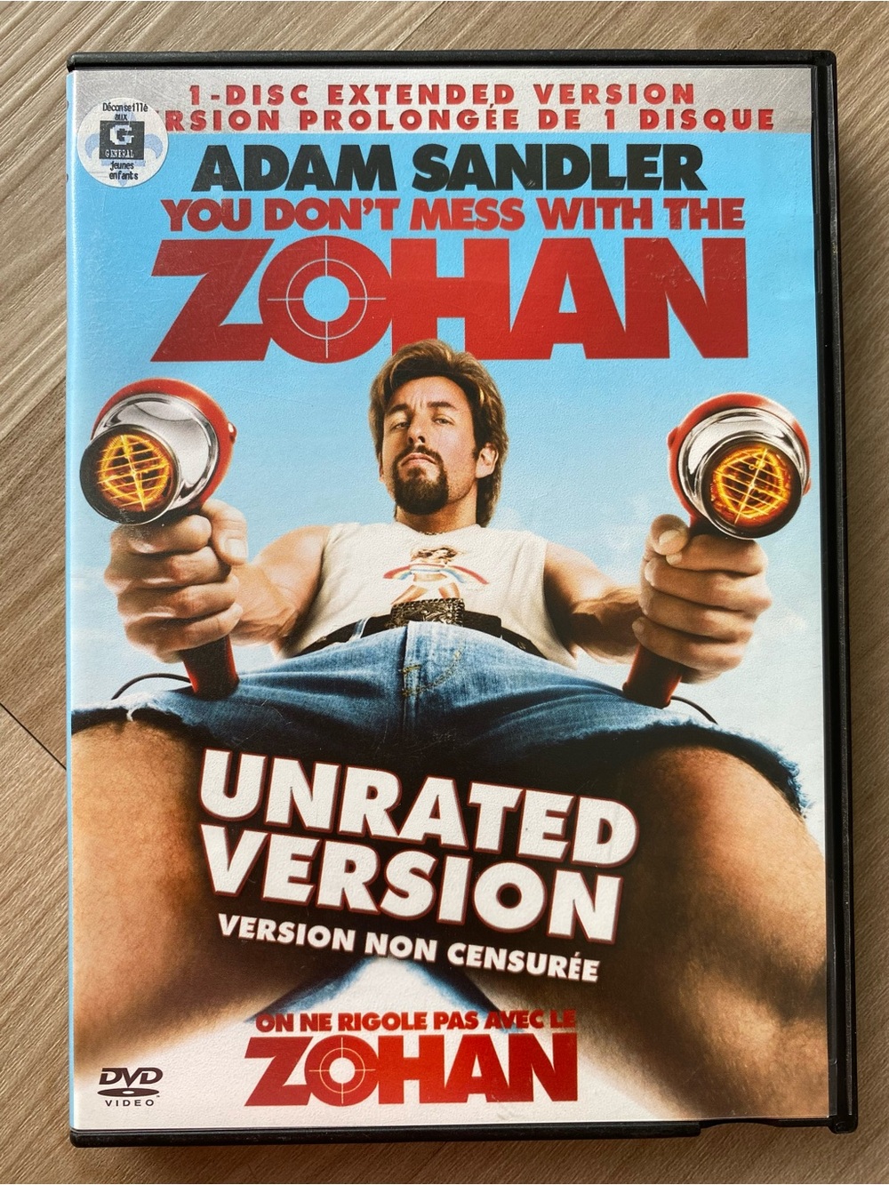 ☀️ 4/20$ ☀️ You Don't Mess With the Zohan (Unrated Version) DVD - Adam Sandler